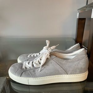 Grey Suede Sneakers- Michael Pasinkoff